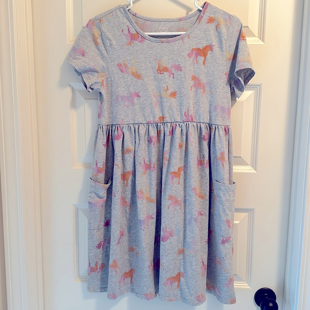 Girls Unicorn Dress- XL